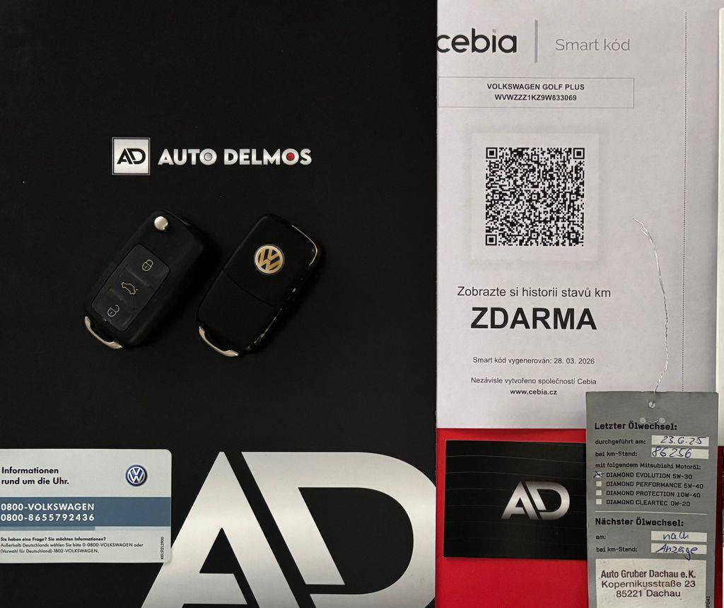 Volkswagen Golf Plus 1.4TSi/2009/DSG-2MAJ-S.KNIHA