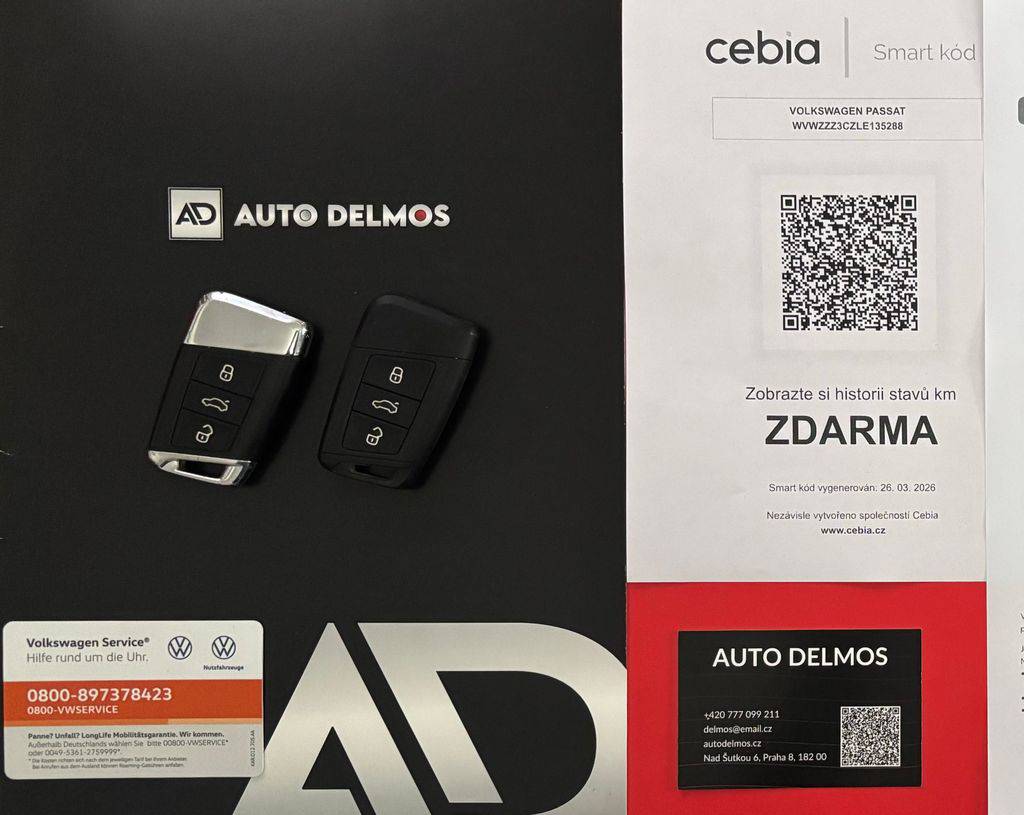 Volkswagen Passat 2.0TDI/2021/AT,1MAJ-ZÁRUKA 24M