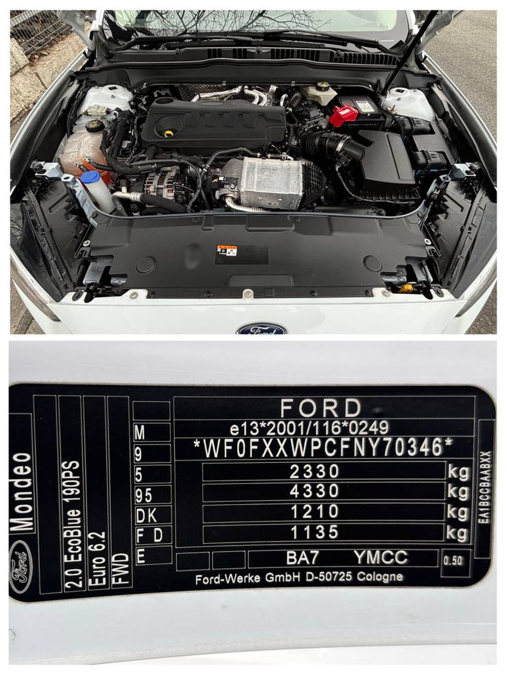 Ford Mondeo 2.0EB/2023/AT-8 TITAN-1M-ZÁRUK