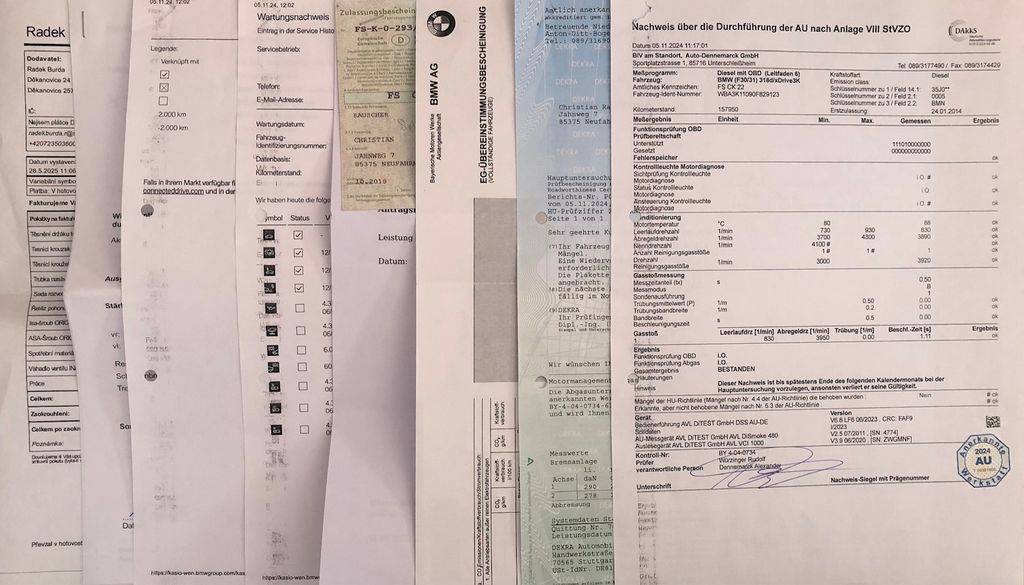 BMW 318 318d F31/2014/MAN6,1MAJ-ZÁRUKA