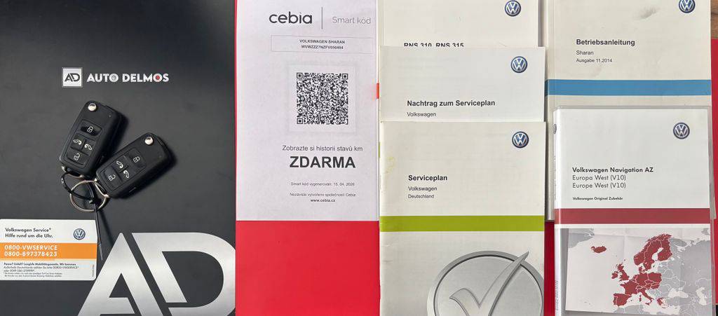 Volkswagen Sharan 2.0TDI/2016/CUP-AT-WEBASTO-ZÁR