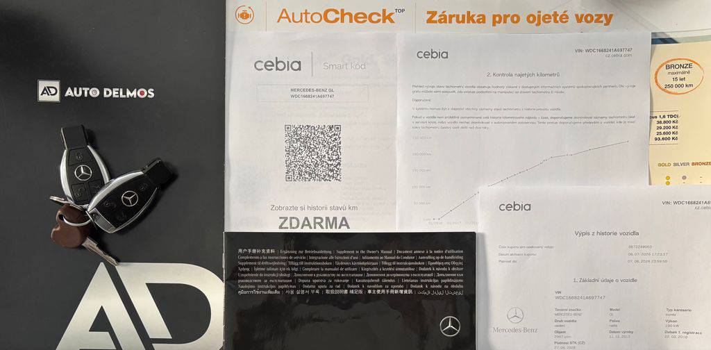 Mercedes-Benz GL 350 350CDi/2016/AMG.CZ.7MÍST-ZÁRUK