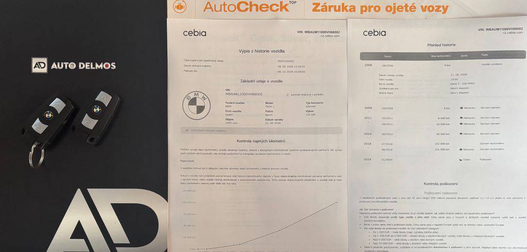BMW 118 118i/2009/NOVÉ ROZVODY-TOP STAV