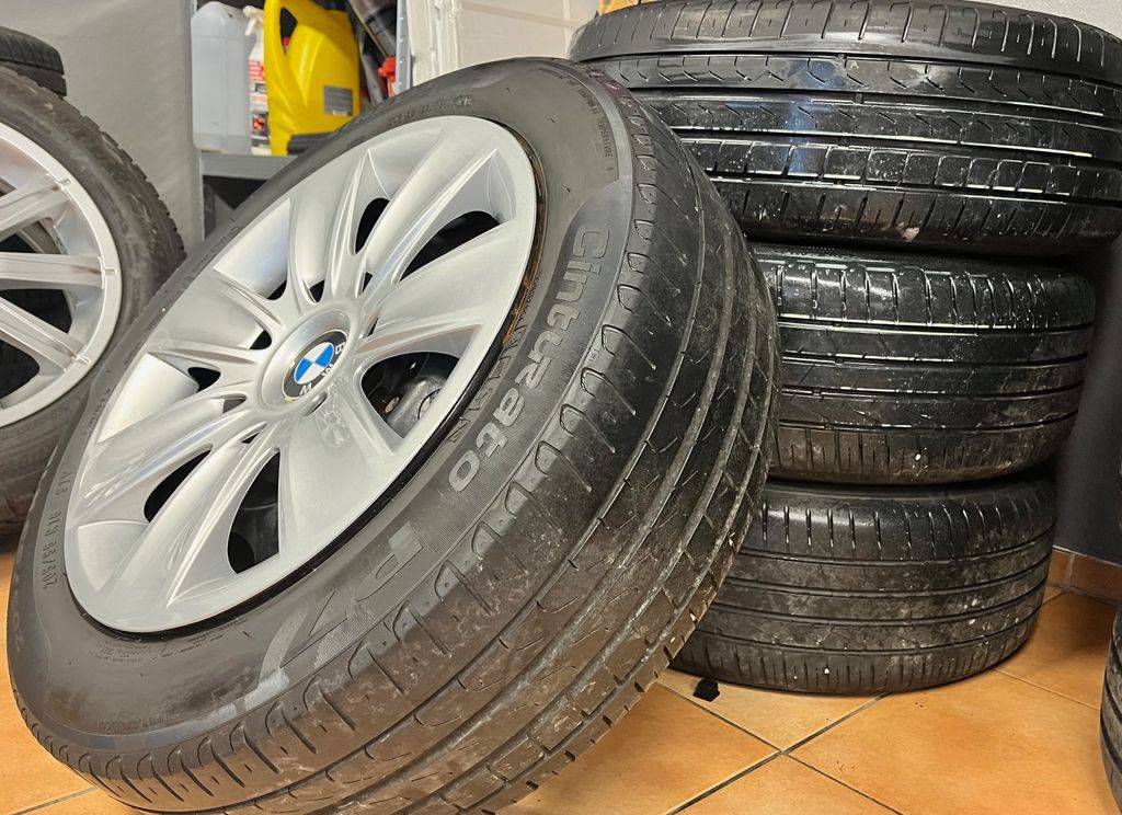 BMW 320 BMW plech. disk s poklicemi 5X120