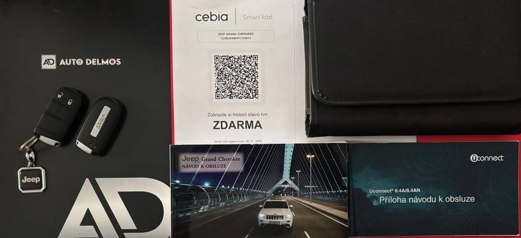 Jeep Grand Cherokee 3.0CRDi/2016/ČR-DPH-ZÁRUKA24MĚ